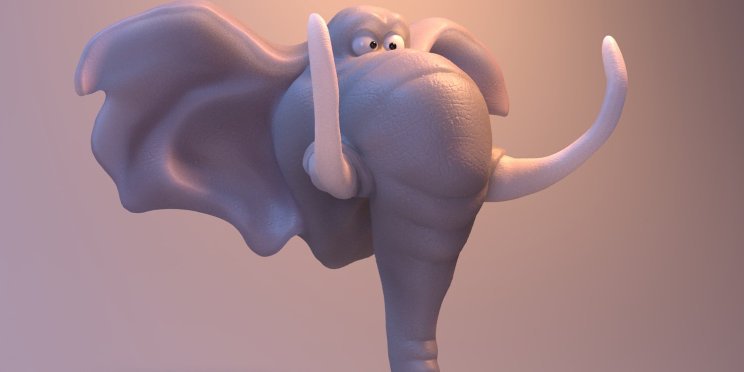 New course: ZBrush Project: The Cartoon Elephant | fxphd