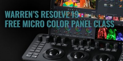 Warren's Resolve Free Micro Color Panel Class